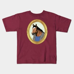 A Portrait Of The Horse As A Young Man Kids T-Shirt